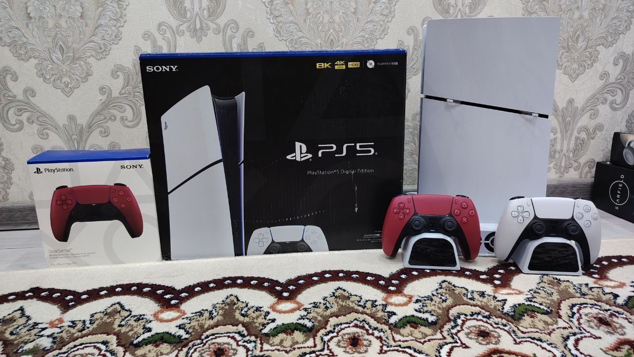 playstation 5 slim 1 Tb 2 джойстик охлаждения бонус и игры есть