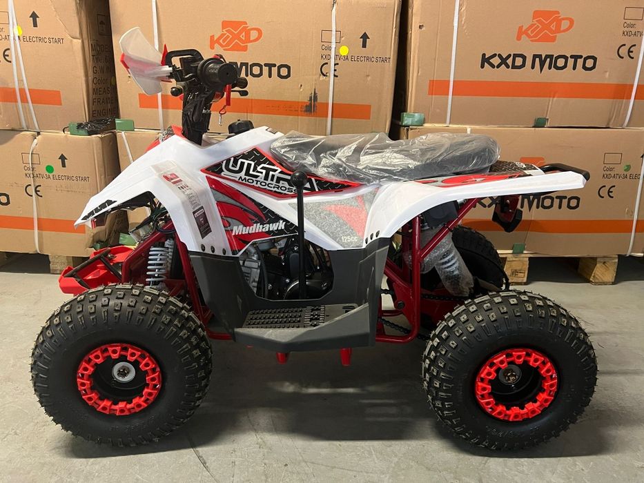 ATV 125cc ultra culoare roșie nu cu livrare și garanție