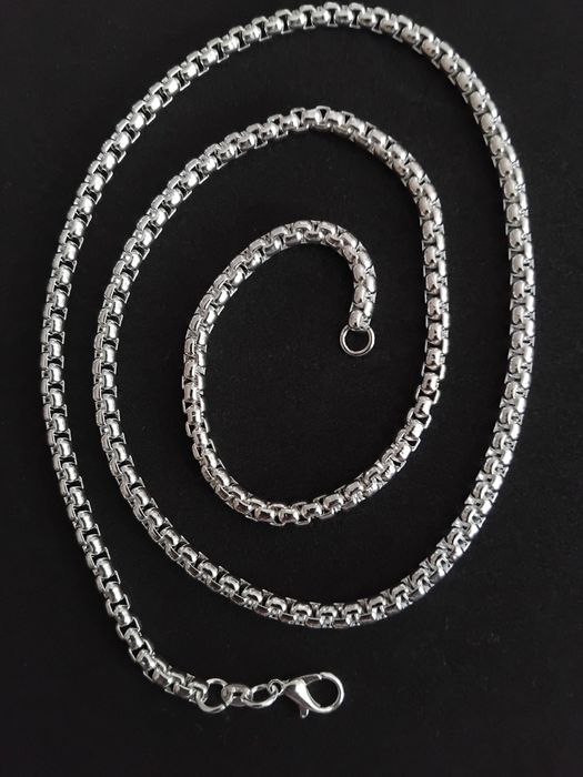 Нов сребърен синджир сребърно колие
