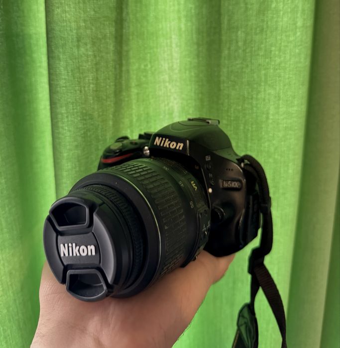 Nikon D5100 + обектив и чанта