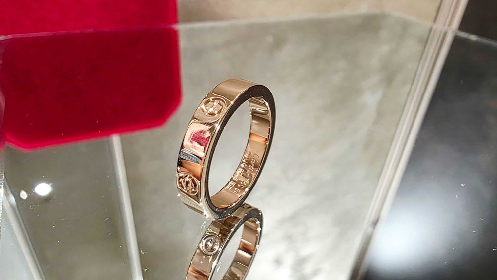 CARTIER Love Band Rose Gold Пръстен