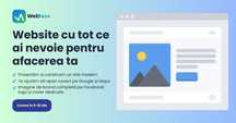 Website profesional pentru firma ta – WebBase