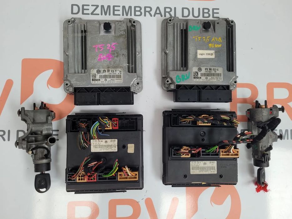 Calculator / Kit pornire 1,9 / 2,5 motorizare pentru Vw T5 Euro3 / 4