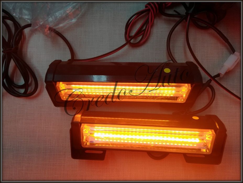 Последни! 12-24V LED 40W Мощен Авариен сигнален блиц! Пътна помощ