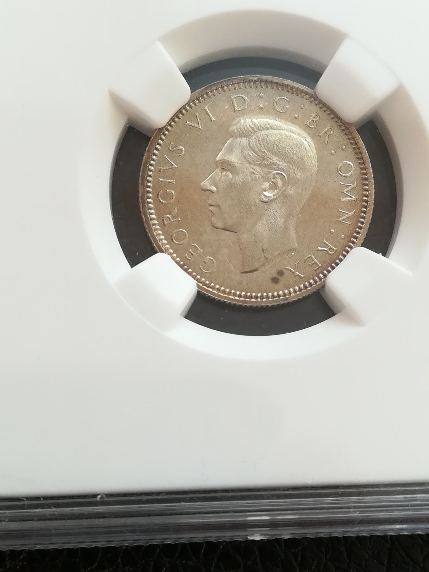 6 пенса 1937 NGC PF64 Великобритания