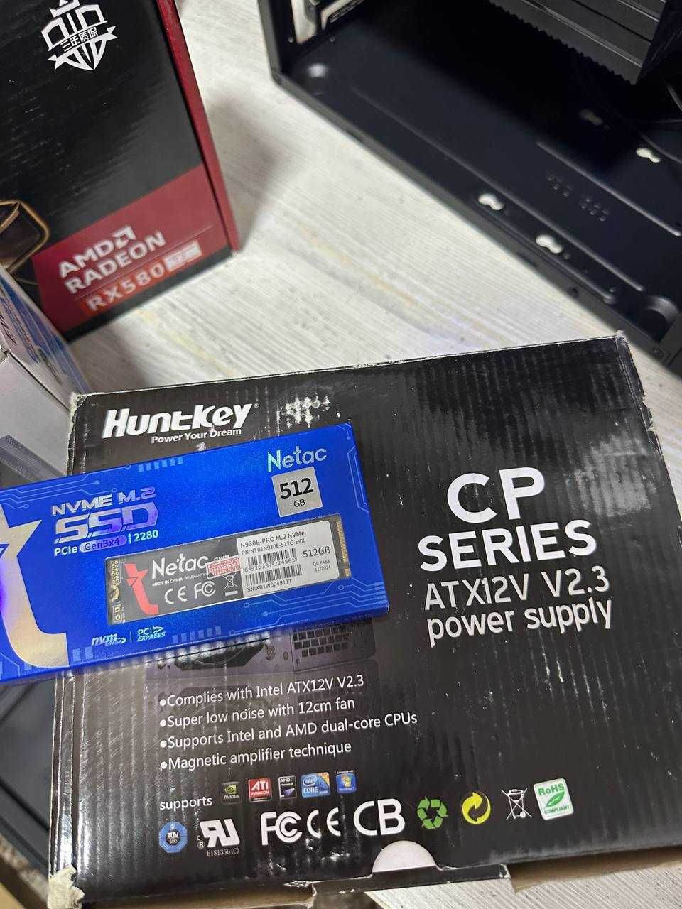 Новый Игровой кейс/ RX 580 8gb / DDR4 16gb / 10 ядер 20 потоков