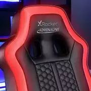 Scaun de gaming stereo X Rocker Adrenaline RGB cu lumină LED