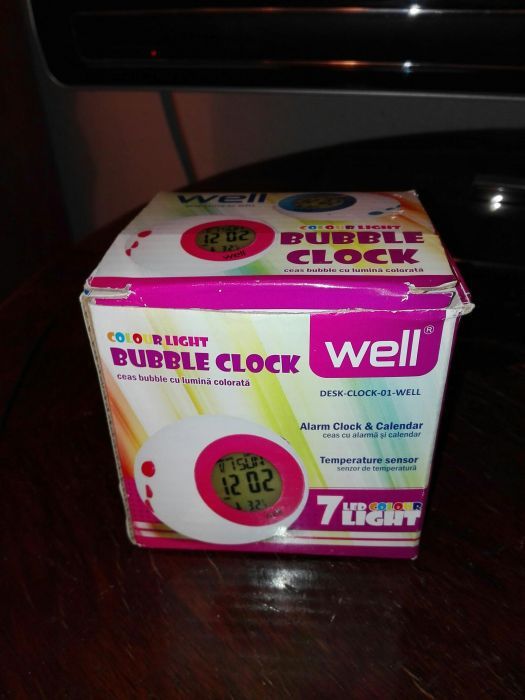 Alarm Clock Bubble PINK