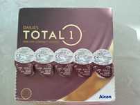 90 бр.кутия Контактни лещи Dailies TOTAL 1 ,еднодневни,диоптър (-2.50)