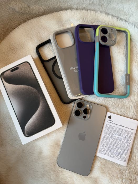 !Запазен! Apple iPhone 15 Pro Max 256GB - Перфектен! Гаранция!