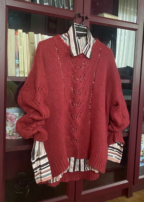 Massimo Dutti пуловер с мохер