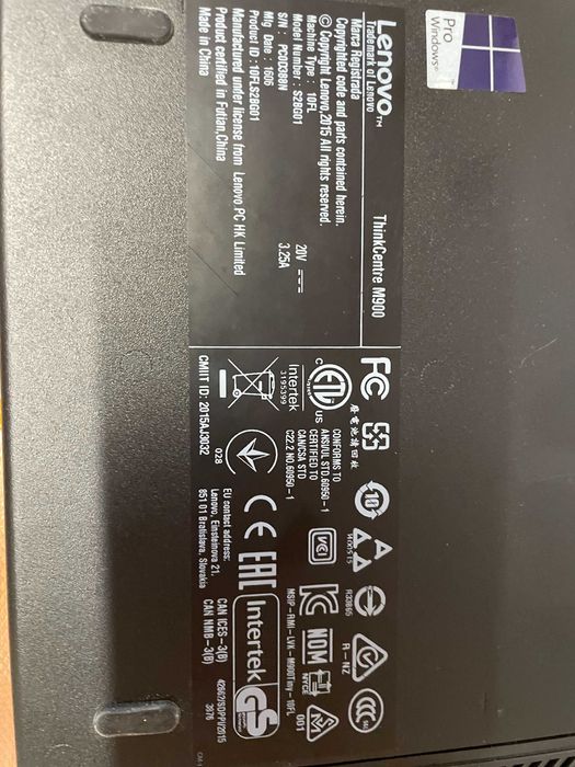 Calculator Lenovo ThinkCentre M900, I5 6500T, 16 gb, ssd 256, garantie