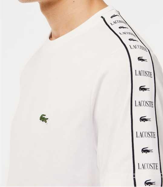 Tricou Lacoste TH7404-Alb - Negociabil - M