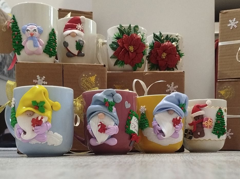 Чаши с полимерна глина