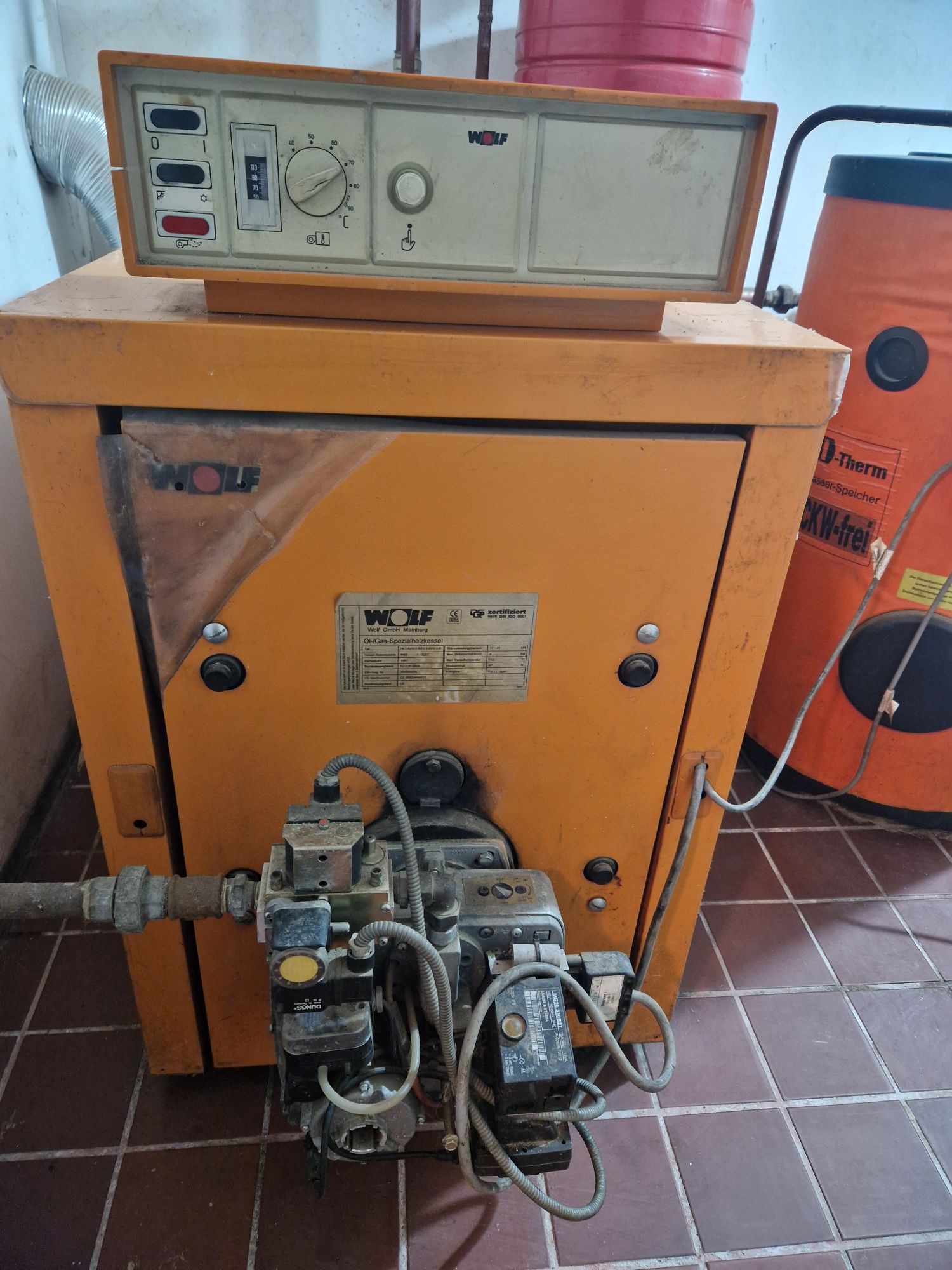 Centrala pe gaz Wolf 37-45 kw