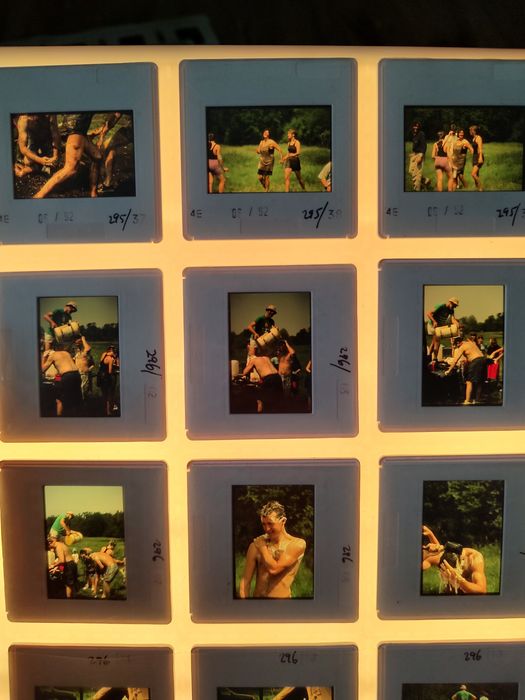 Lot 15 cutii dispozitive+ clasor diapozitive