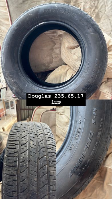 Летний шина 235/65/17 разный 5шт