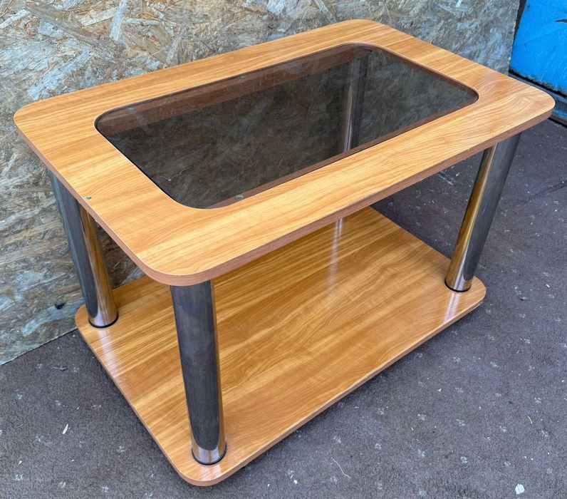 Masuta de cafea cu blat de sticla; Masuta cu blat 85x55 cm