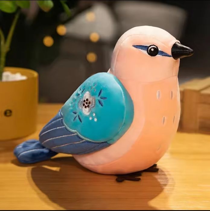 Плюшена играчка Врабче, 25см, Плюшена Птичка