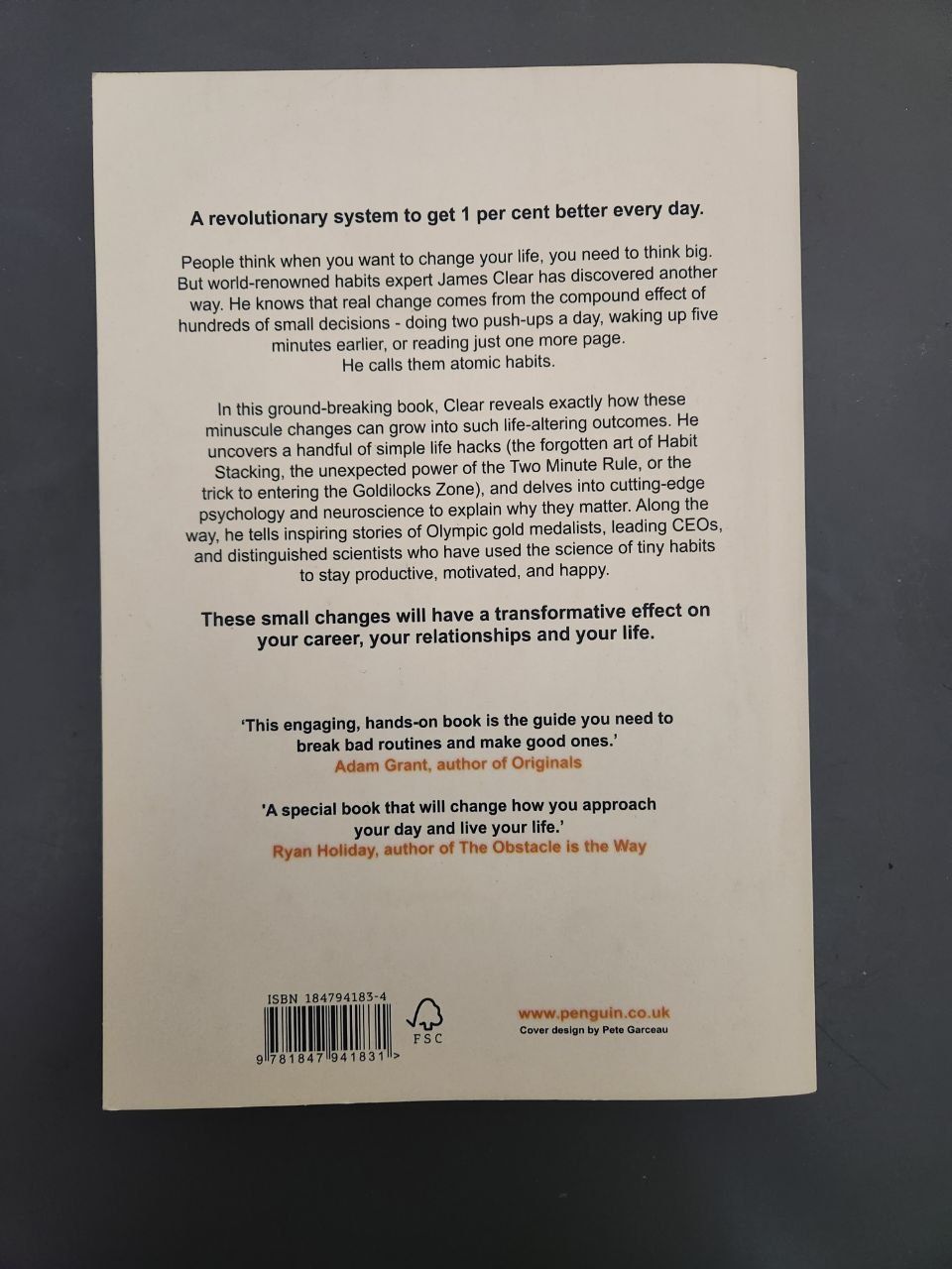 Kitob lar arendaga "Atomic Habits" James Clear, Книгу в аренду , Books