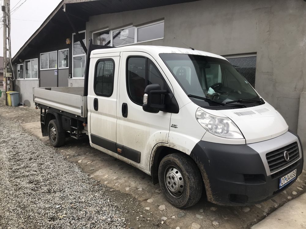 Fiat Ducato 2012 6+1 cu bena 3m