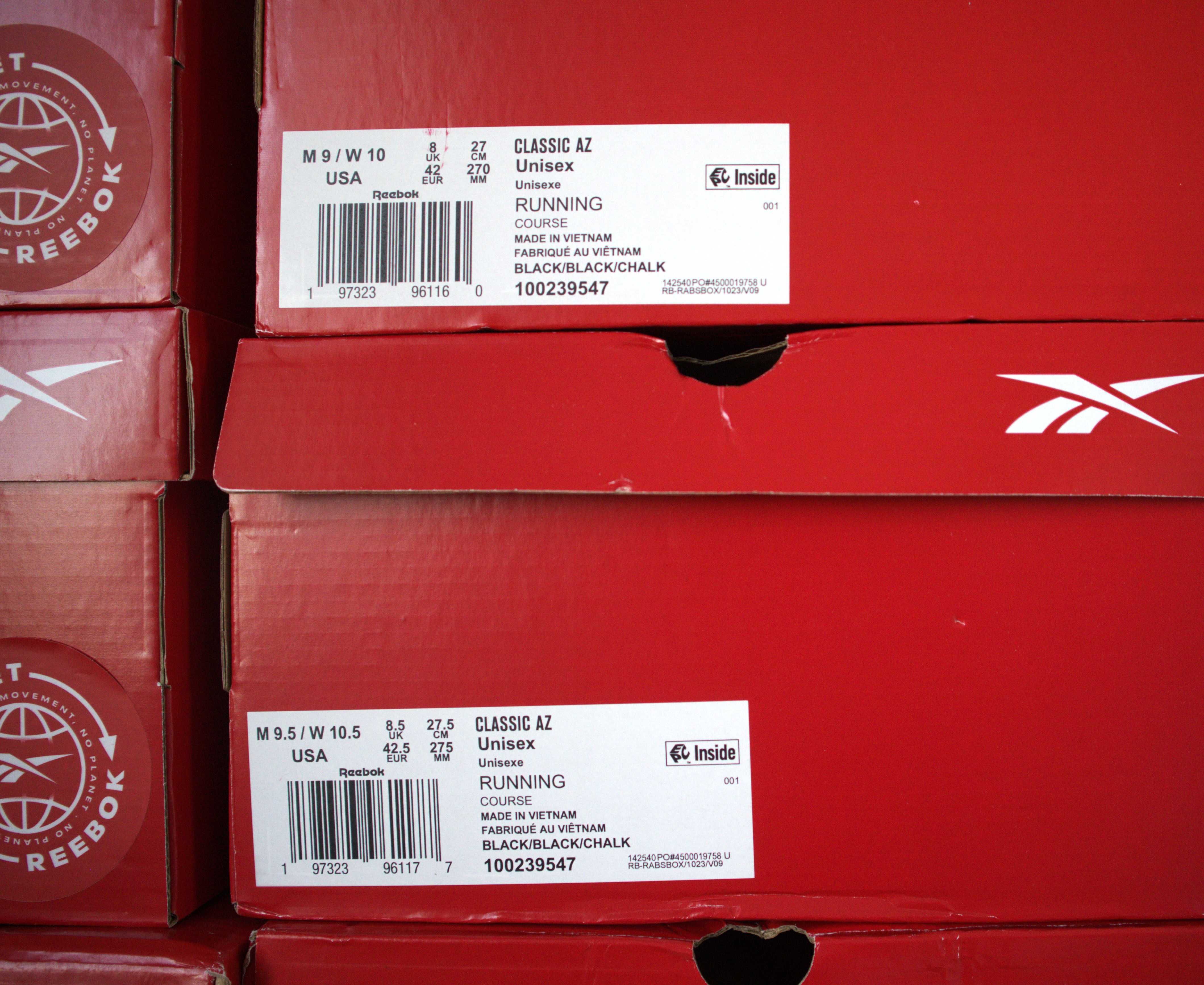 Мужские кроссовки Reebok Classic AZ оригинал, new US 9 US 9.5