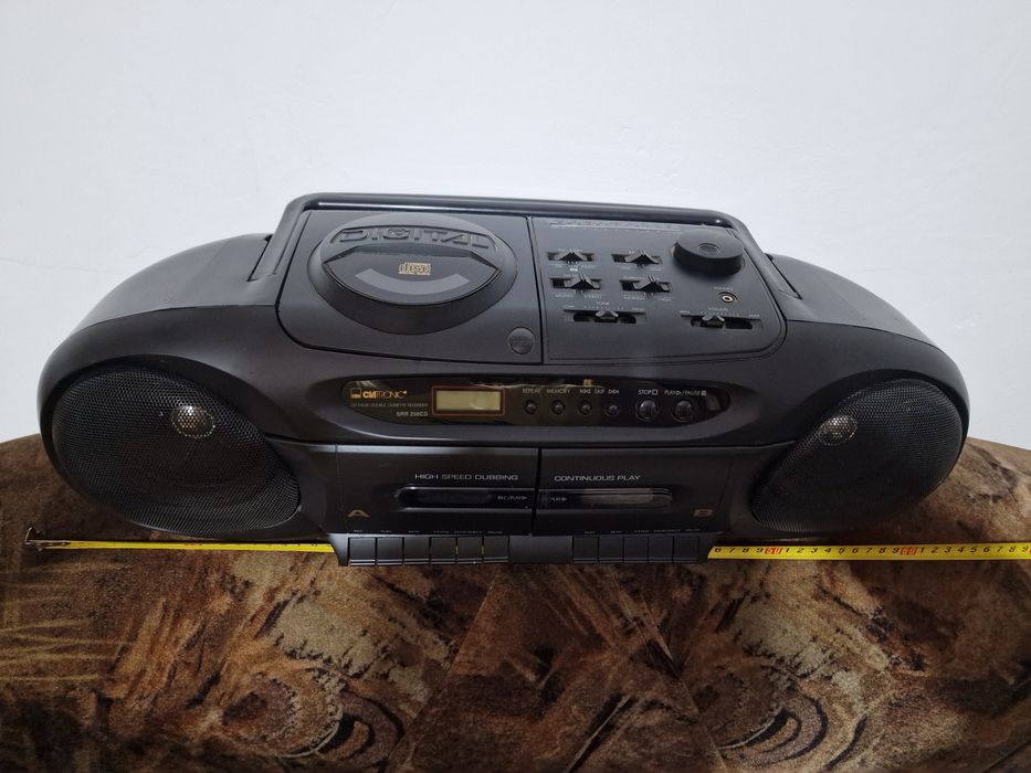 Radio dublu casetofon cd Clatronic