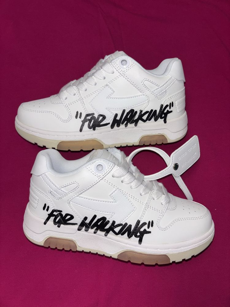 adidasi femei Off White Out Of Office For Walking albi marime 37 36 38