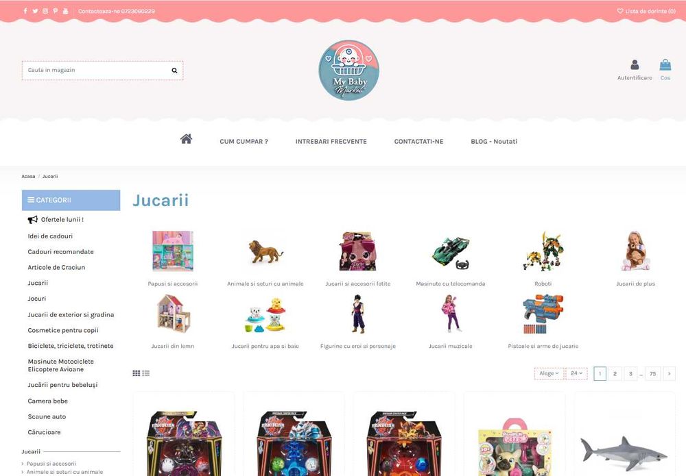 MBMarket.ro – magazin online cu jocuri și jucării