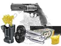 Revolver CO2 ~PUTERNIC~ 210M/s!!cu Munitie Cauciuc FULL AUTO!! Pistol