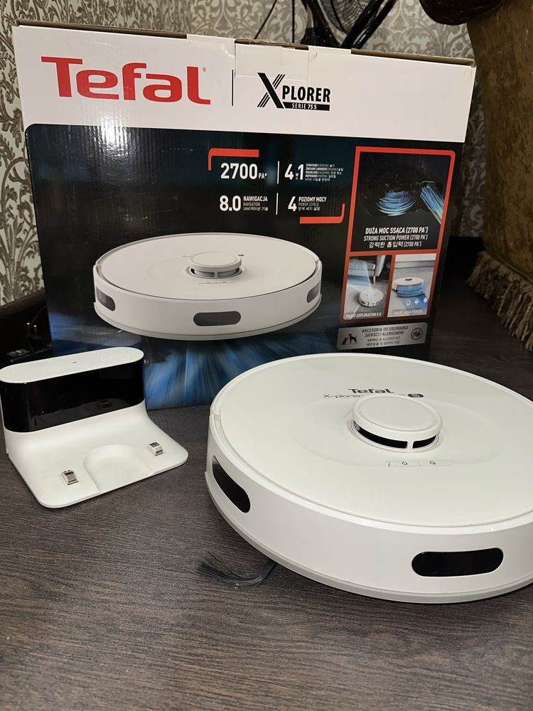 Робот-пылесос Tefal X-plorer Serie 75 S RG8577WH