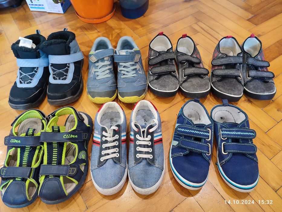 Детски зимни боти, маратонки, гуменки и сандали - 32, 33, 34 номер
