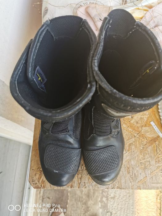 Ghete Moto M38 Talpică 25cm Piele