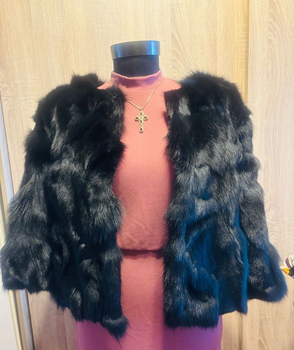 Blană naturala elegantă pentru o ținută de vis