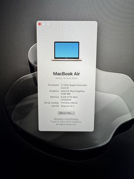 Macbook Air 13 inch 2020