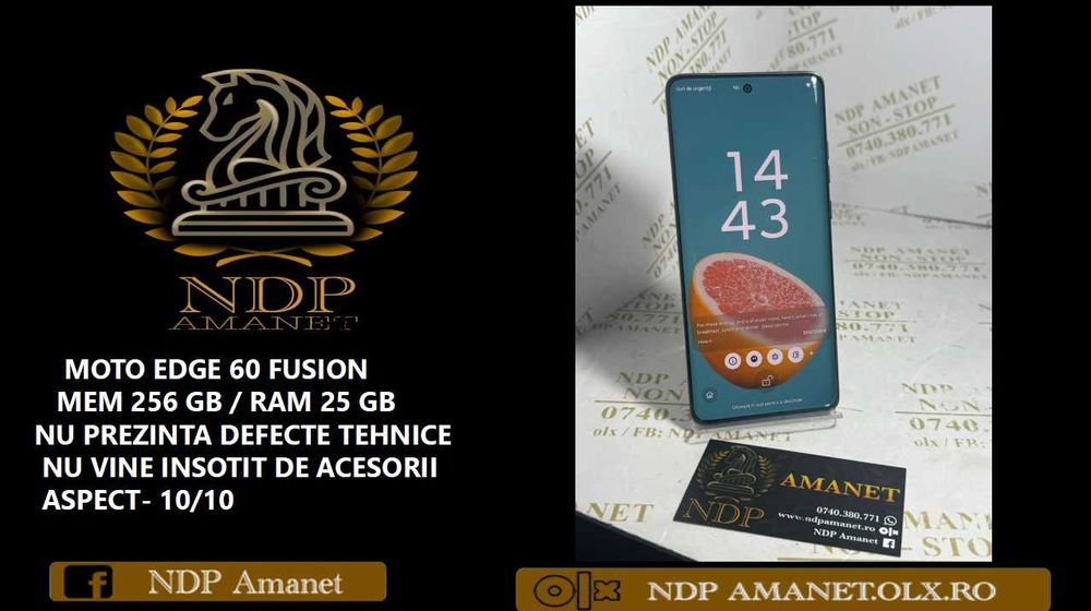 NDP Amanet Calea Mosilor 298 MOTO EDGE 60 FUSION (44880)