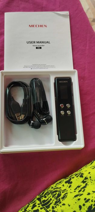 Înregistrator vocal digital Michen VO1 cu accesorii lui nou