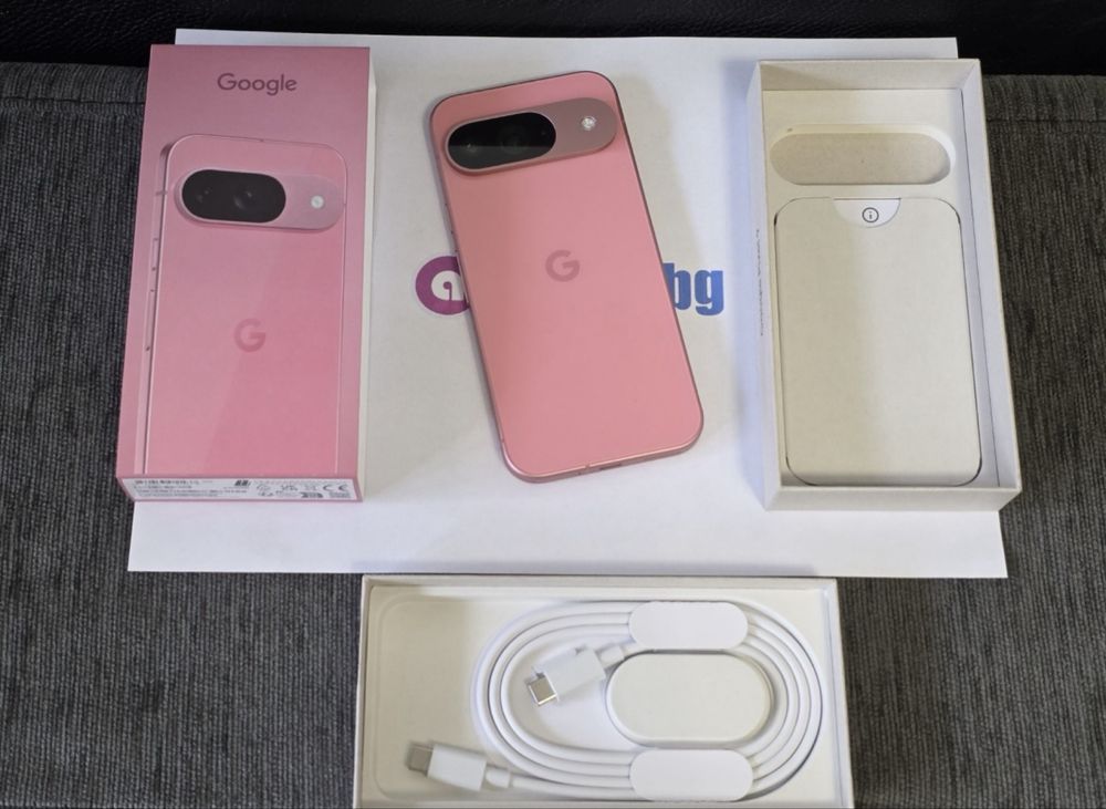 *** КАТО НОВ 128GB Google PIXEL 9 5G Ardes Гаранция 2г Pink