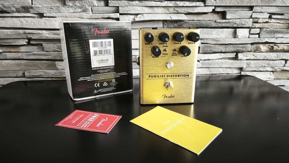 Pedala chitara electrica efect Fender Pugilist Distortion - Garanție