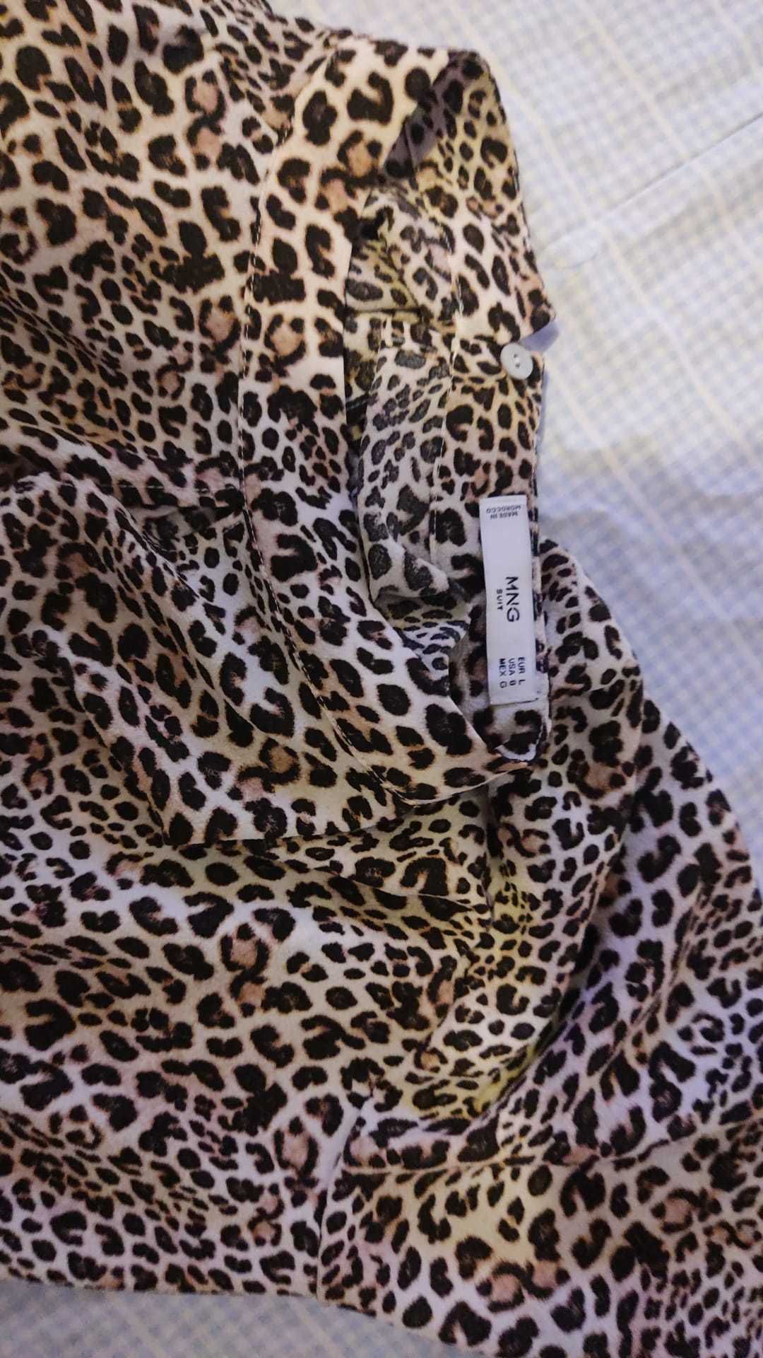 Rochie Mango , leopard print, noua, fara eticheta , L(42)