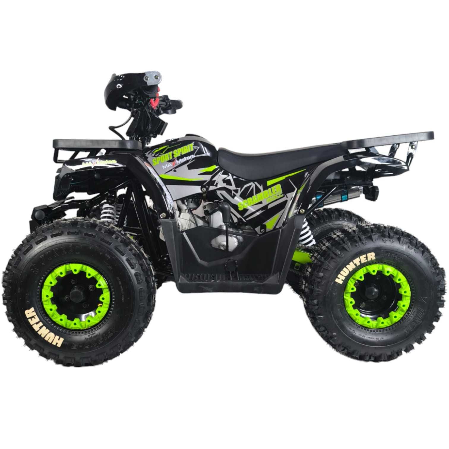 ATV 150 кубика бензин Hunter - Green/White