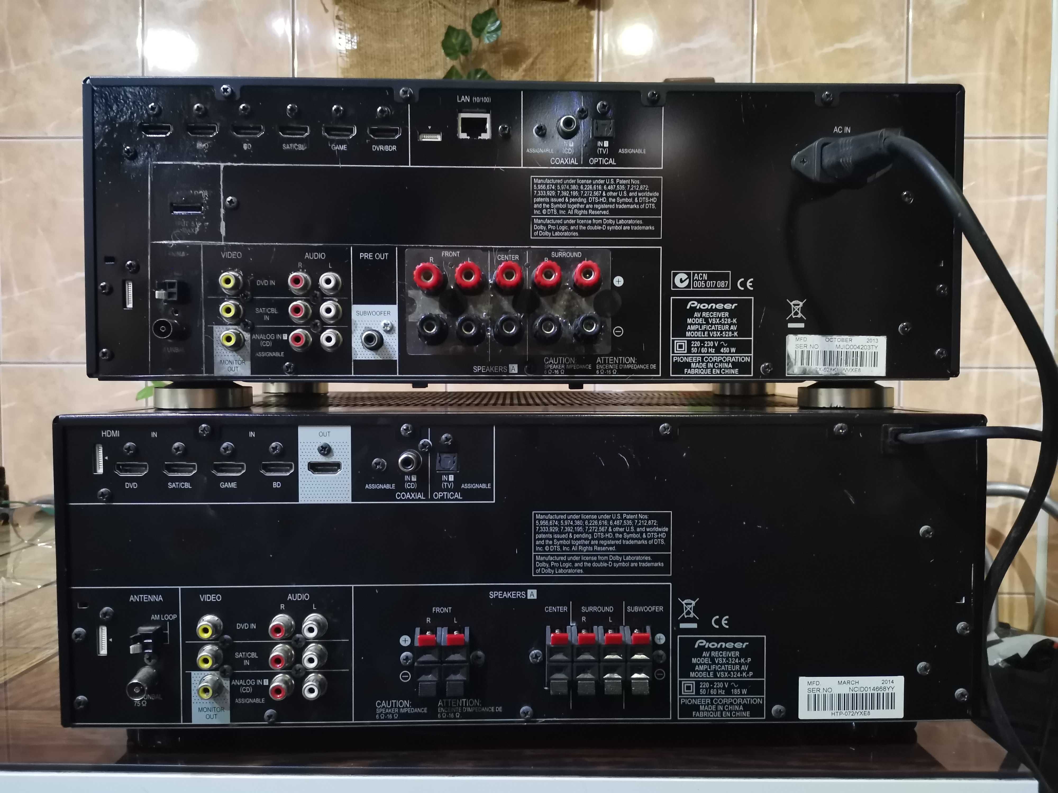 Pioneer av receiver vsx 324 /528