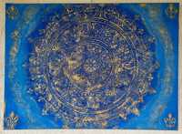 Tablou handmade Relief Mandala