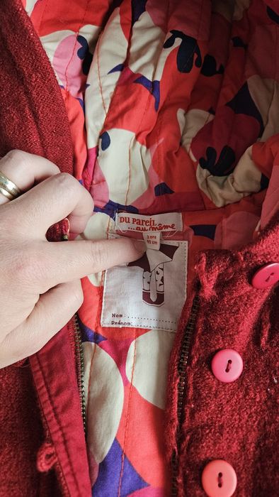 Paltonas fetite- DPam "Scufita rosie" - marime 92