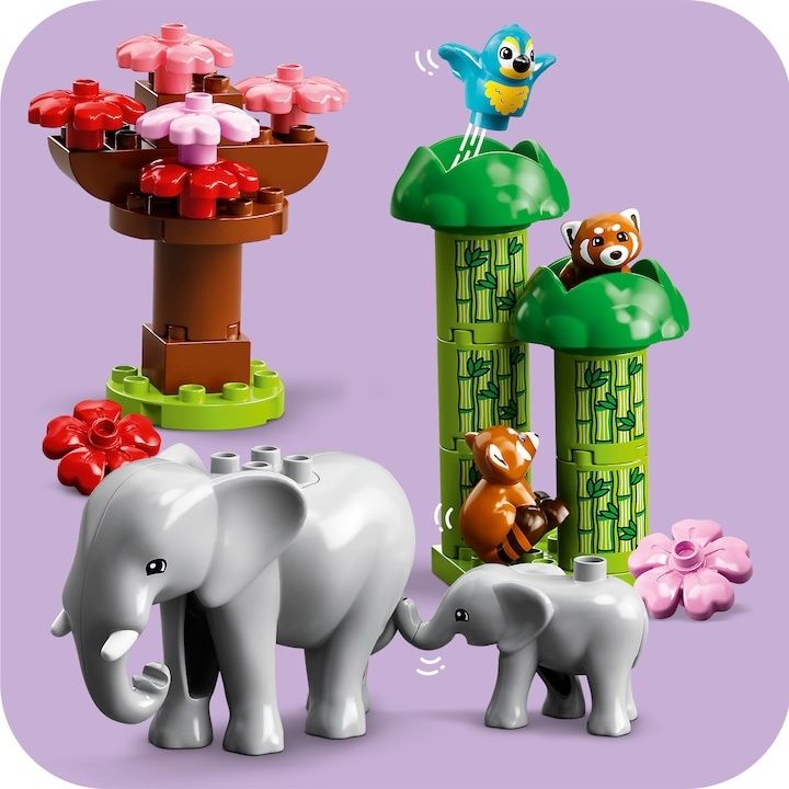 SIGILAT! LEGO DUPLO Animale salbatice din Asia 10974, 117 piese