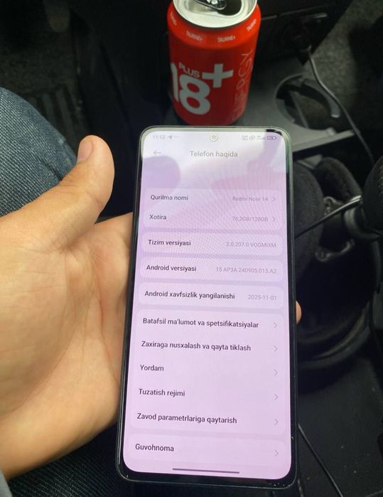 Redmi note 14  8+4/256 gb