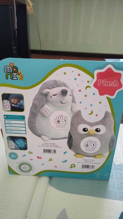 Играчка с проектор с бял шум Таралеж (Moni)