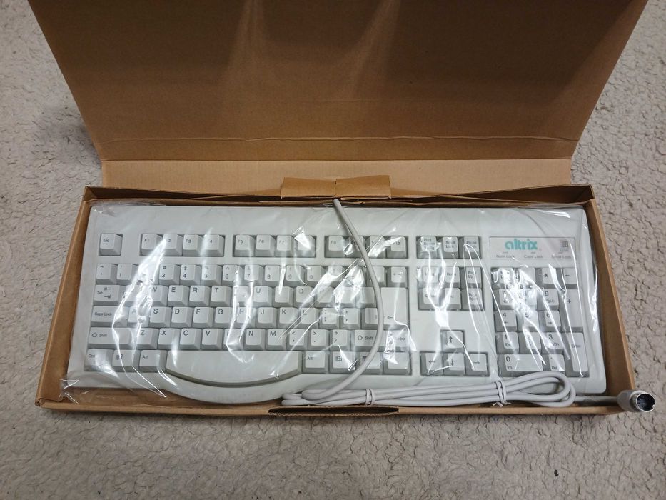 Tastatura retro Altrix Turbojet KB-8801R+  -noua, sigilata, Win95