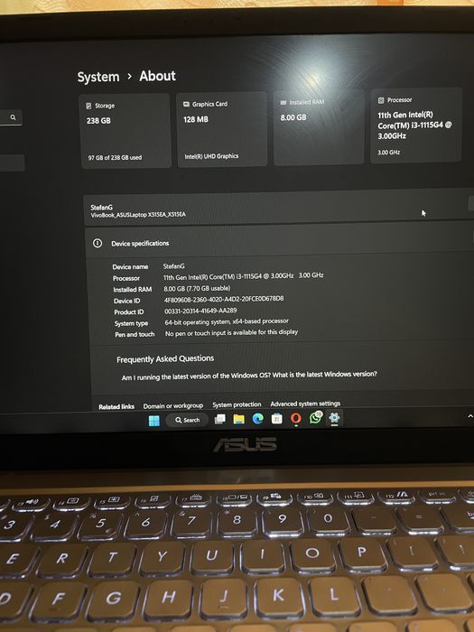 Vand laptop asus sau schimb cu pc