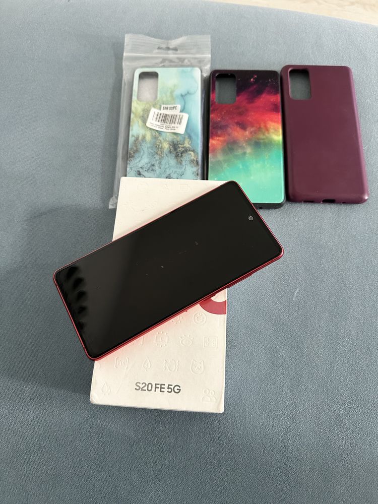 Vand Samsung S20 FE 5G, RED, full box